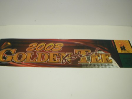 Golden Tee Fore 2003 Marquee  $19.99